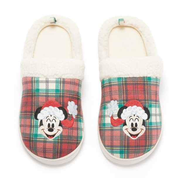 Santa Mickey Mouse Holiday Slippers for Adults Santa Mickey Mouse Holiday Slippers for Adults