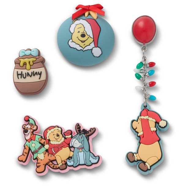 Winnie the Pooh and Pals Holiday Jibbitz Set by Crocs Winnie the Pooh and Pals Holiday Jibbitz Set by Crocs