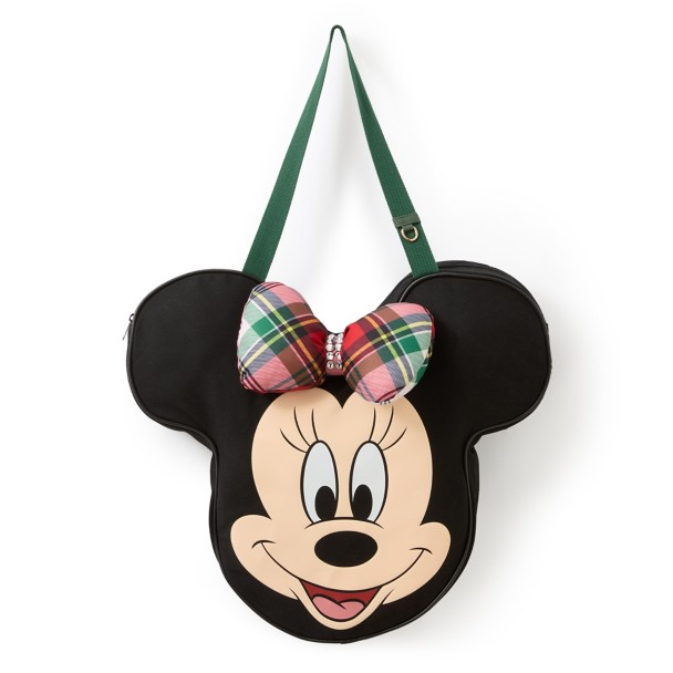 Minnie Mouse Big Face Holiday Canvas Tote Minnie Mouse Big Face Holiday Canvas Tote