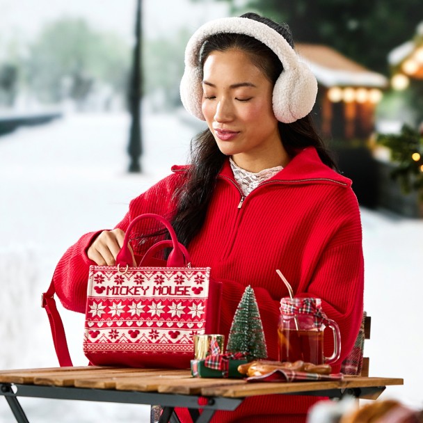 Mickey Mouse Icon Fair Isle Mini Tote Bag - Once Upon a Bag
