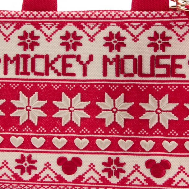 Mickey Mouse Icon Fair Isle Mini Tote Bag - Once Upon a Bag