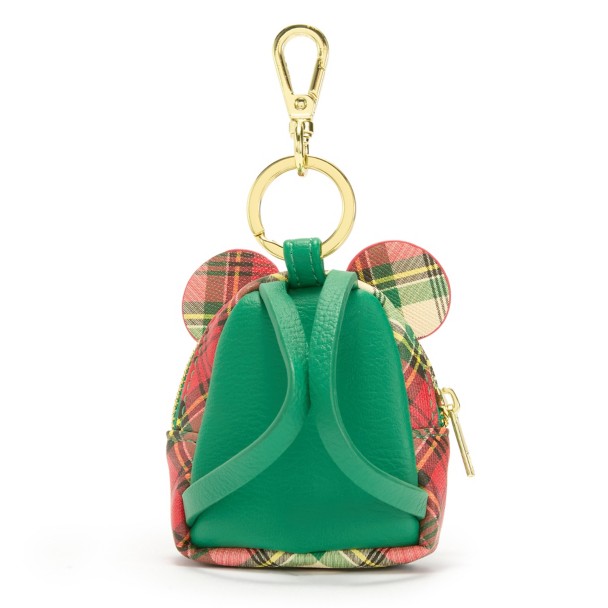 Mickey Mouse Plaid Loungefly Mini Backpack Bag Charm