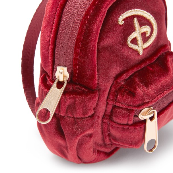 Disney Velvet Miniature Backpack Bag Charm