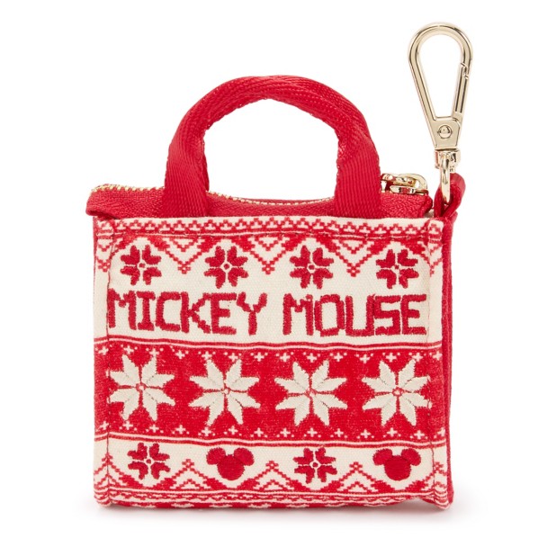 Mickey Mouse Icon Fair Isle Micro Tote Bag Charm - Once Upon a Bag
