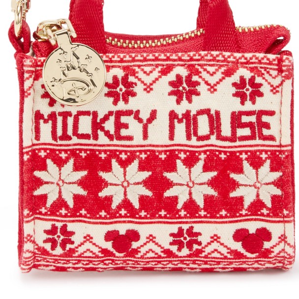 Mickey Mouse Icon Fair Isle Micro Tote Bag Charm - Once Upon a Bag