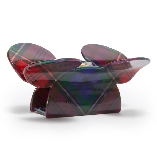 Mickey Mouse Plaid Hair Clip