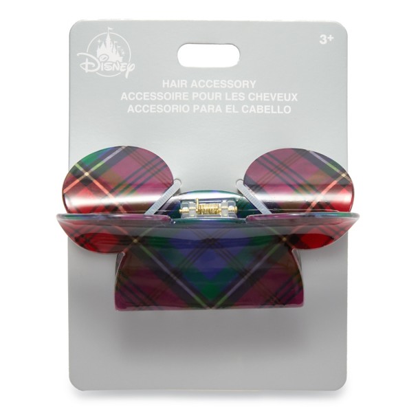Mickey Mouse Plaid Hair Clip