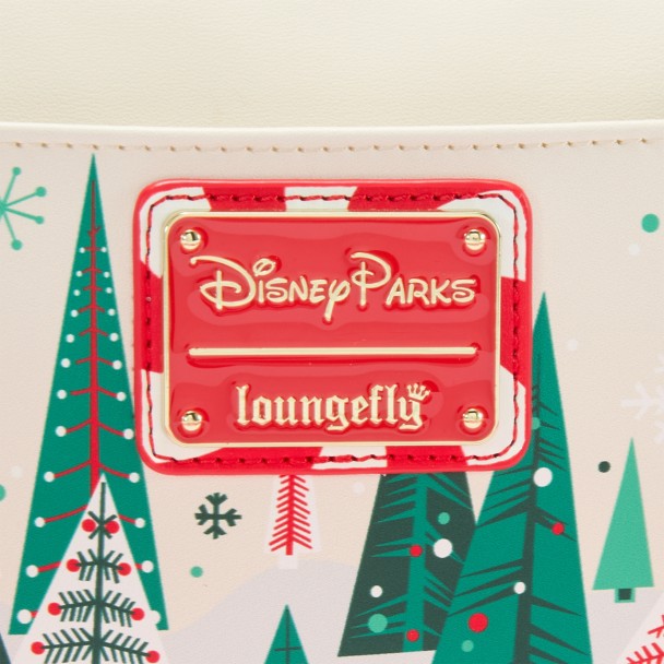 Santa Mickey Mouse Loungefly Holiday Crossbody Bag and Coin Purse Set