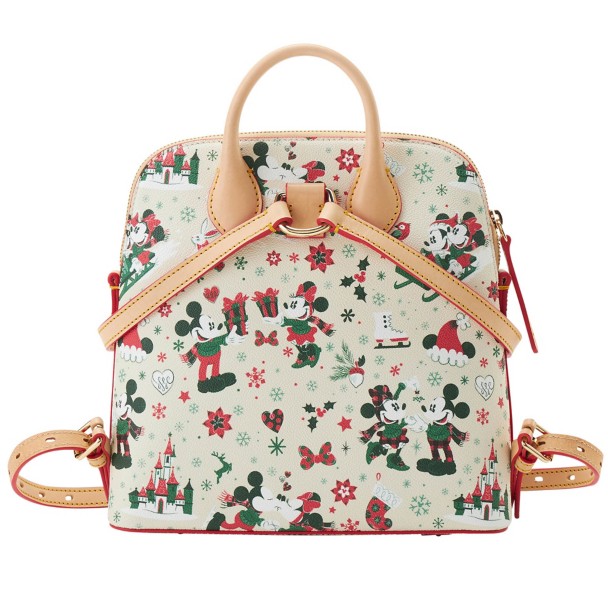 Mickey and Minnie Mouse Holiday Dooney & Bourke Backpack - Exclusive