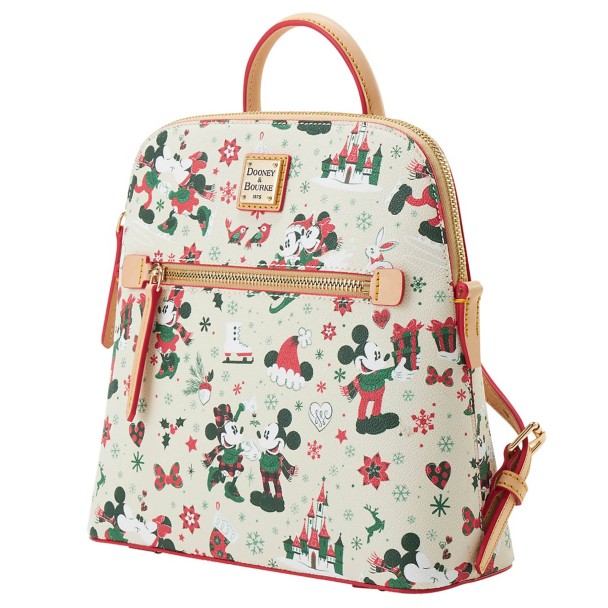 Mickey and Minnie Mouse Holiday Dooney & Bourke Backpack - Exclusive