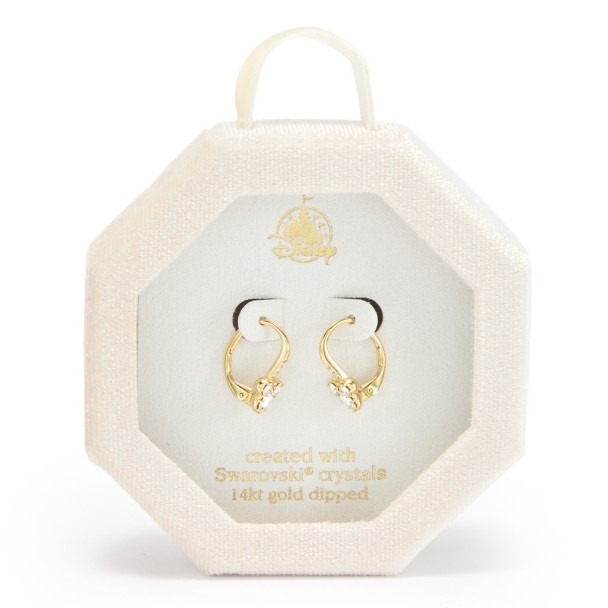 Mickey Mouse Icon Swarovski® Huggie Earrings