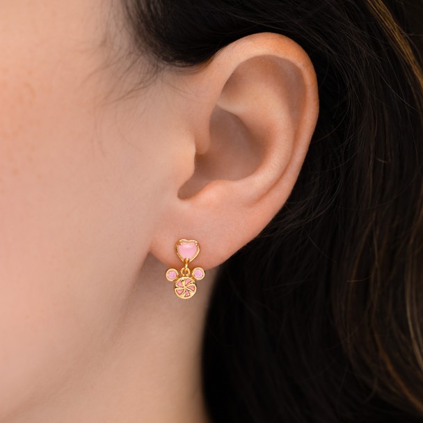 Mickey Mouse Peppermint Swirl Earrings by Girls Crew