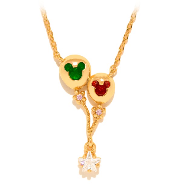 Mickey Mouse Icon Balloon Pendant Necklace by Girls Crew