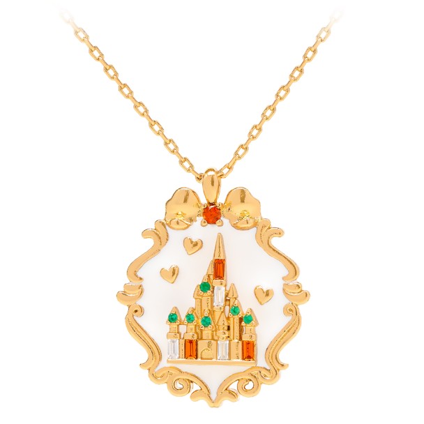 Fantasyland Castle Holiday Pendant Necklace by Girls Crew