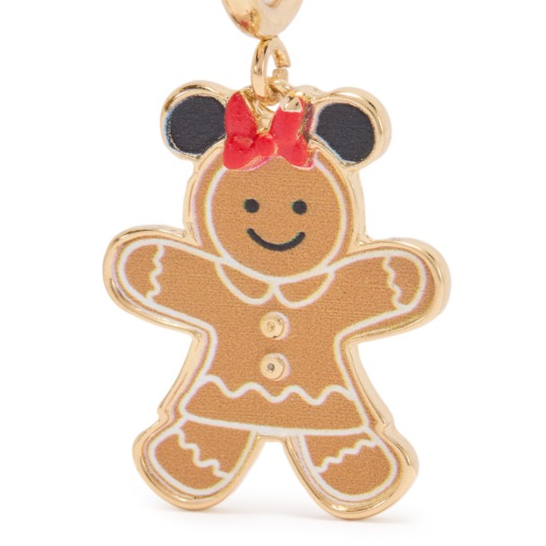 Mickey and Minnie Mouse Gingerbread Hoop Earrings