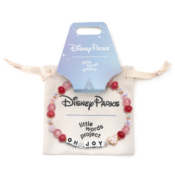 Mickey Mouse Peppermint Swirl ''Oh Joy'' Bracelet by Little Words Project