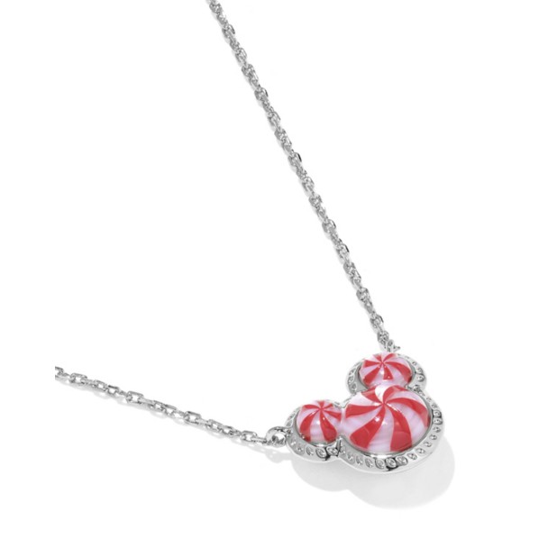 Mickey Mouse Icon Peppermint Swirl Necklace by Kendra Scott