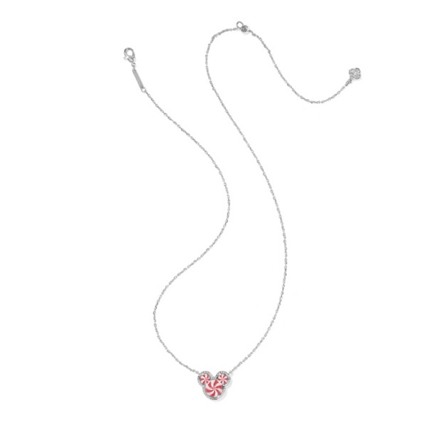 Mickey Mouse Icon Peppermint Swirl Necklace by Kendra Scott