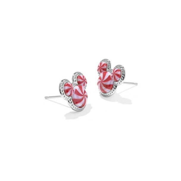 Mickey Mouse Icon Peppermint Swirl Earrings by Kendra Scott