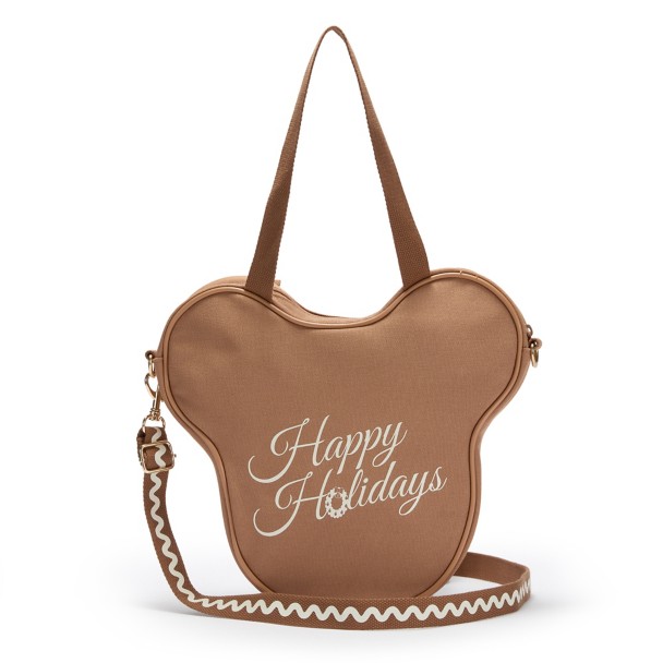 Mickey Mouse Gingerbread Mini Big Face Canvas Tote