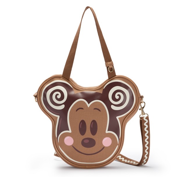 Mickey Mouse Gingerbread Mini Big Face Canvas Tote Mickey Mouse Gingerbread Mini Big Face Canvas Tote