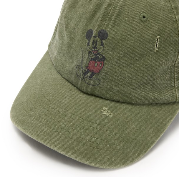 Mickey Mouse Distressed Baseball Cap for Adults