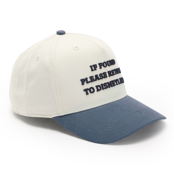 Disneyland ''If Found Please Return to Disneyland'' Baseball Cap for Adults