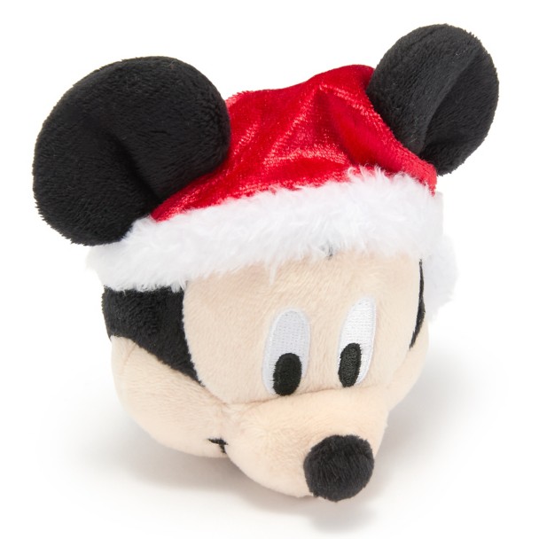 Santa Mickey Mouse Headband Plush - Mini 3 1/2''