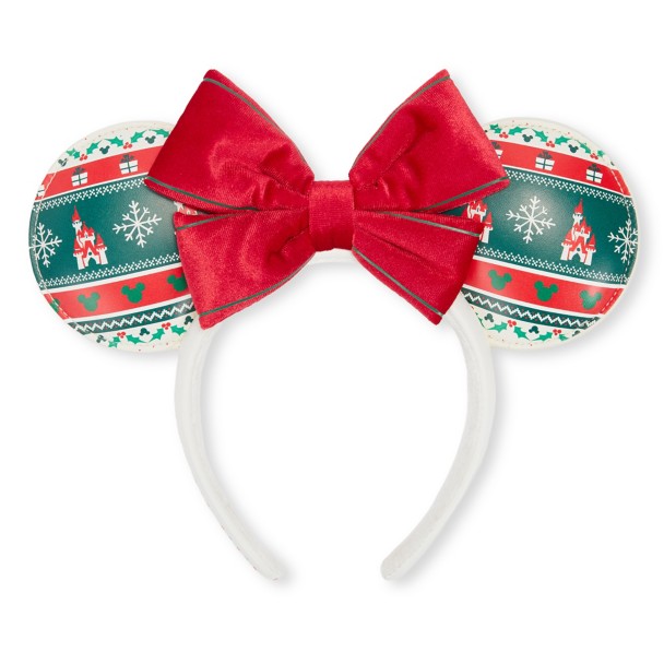 Minnie Mouse Fair Isle Holiday Ear Headband for Adults Minnie Mouse Fair Isle Holiday Ear Headband for Adults