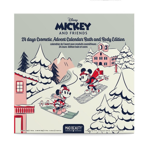 Mickey Mouse and Friends Mad Beauty 24 Days Cosmetic Advent Calendar - Bath and Body Edition
