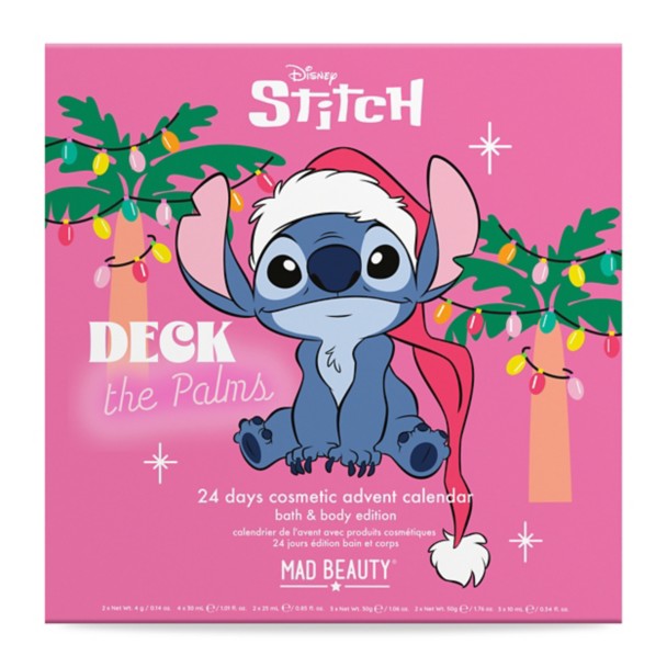 Stitch Mad Beauty 24 Days Cosmetic Advent Calendar - Bath and Body Edition - Lilo & Stitch