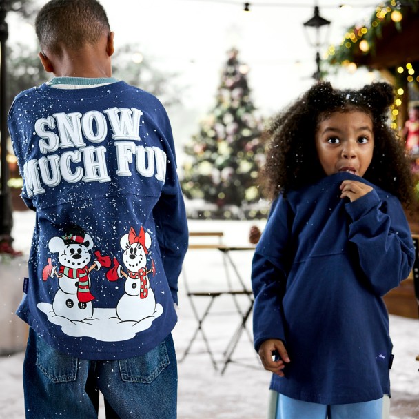 Mickey and Minnie Mouse Snowmen Spirit Jersey® for Kids