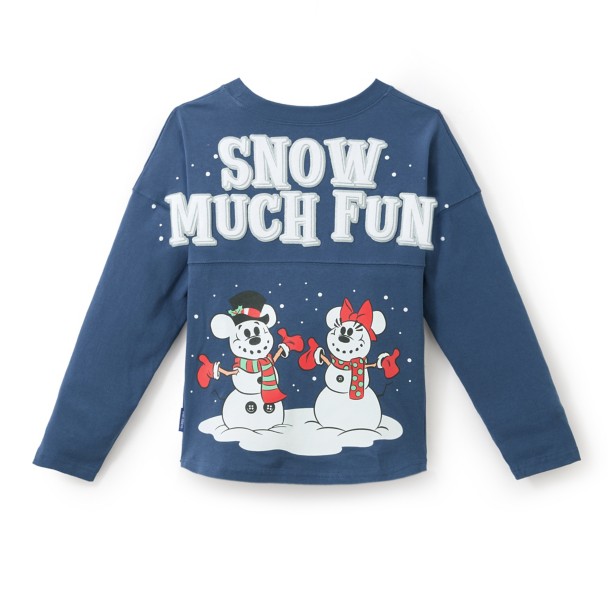Mickey and Minnie Mouse Snowmen Spirit Jersey® for Kids Mickey and Minnie Mouse Snowmen Spirit Jersey® for Kids