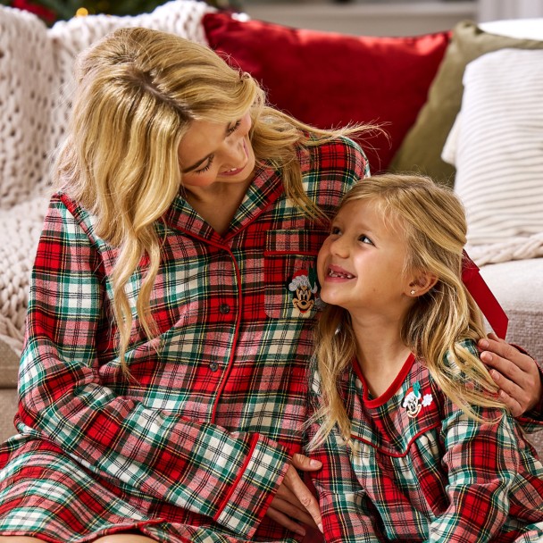 Minnie Mouse Plaid Holiday Nightshirt for Women
