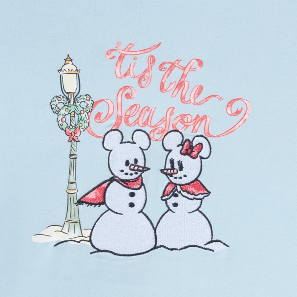 Mickey and Minnie Mouse '''Tis the Season'' Pullover Sweatshirt for Women