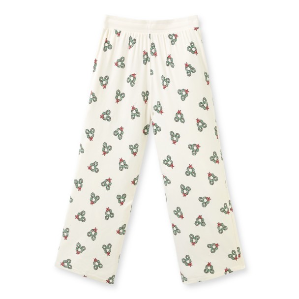 Mickey Mouse Icon Wreath Allover Print Lounge Pants for Women