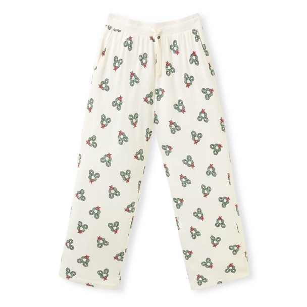 Mickey Mouse Icon Wreath Allover Print Lounge Pants for Women Mickey Mouse Icon Wreath Allover Print Lounge Pants for Women