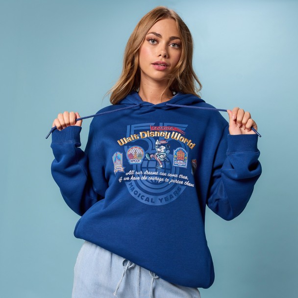 Mickey Mouse Walt Disney World 55th Anniversary Pullover Hoodie for Adults