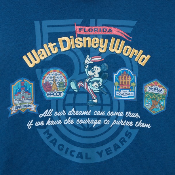 Mickey Mouse Walt Disney World 55th Anniversary Pullover Hoodie for Adults