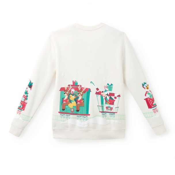 Mickey Mouse and Friends Holiday Pullover Sweatshirt for Adults