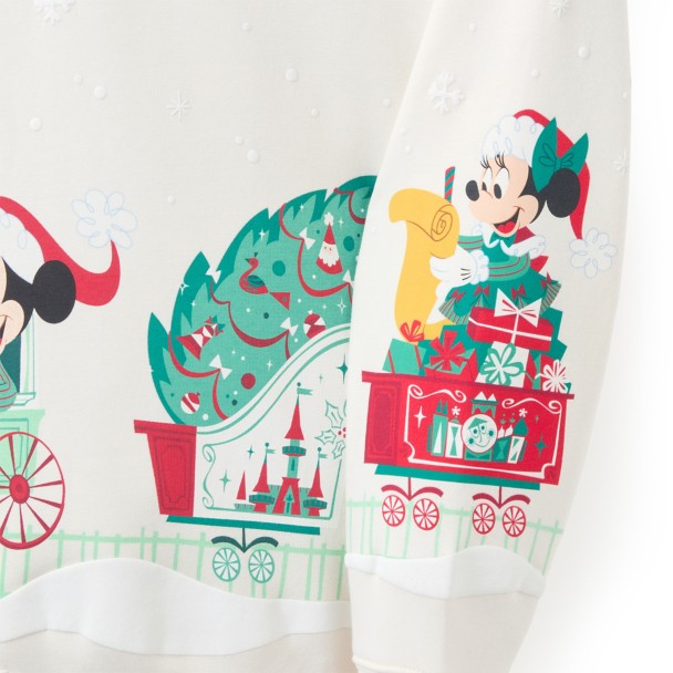 Mickey Mouse and Friends Holiday Pullover Sweatshirt for Adults