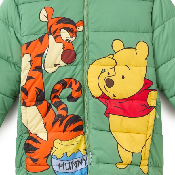 Winnie the Pooh and Tigger Puffer Jacket for Adults