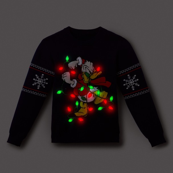 Donald Duck Light-Up Holiday Sweater for Men
