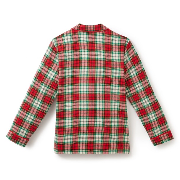 Santa Mickey Mouse Plaid Holiday Sleep Set for Adults