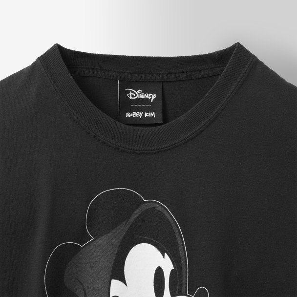 Mickey Mouse Skeleton Disney  Bobby Kim T-Shirt for Adults - Black - Limited Release