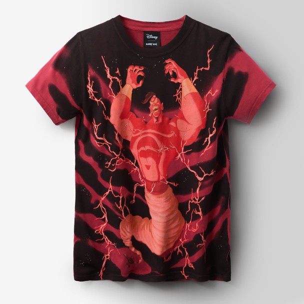 Jafar as Genie Disney Bobby Kim T-Shirt for Adults – Aladdin – Red – Limited Release Jafar as Genie Disney Bobby Kim T-Shirt for Adults – Aladdin – Red – Limited Release