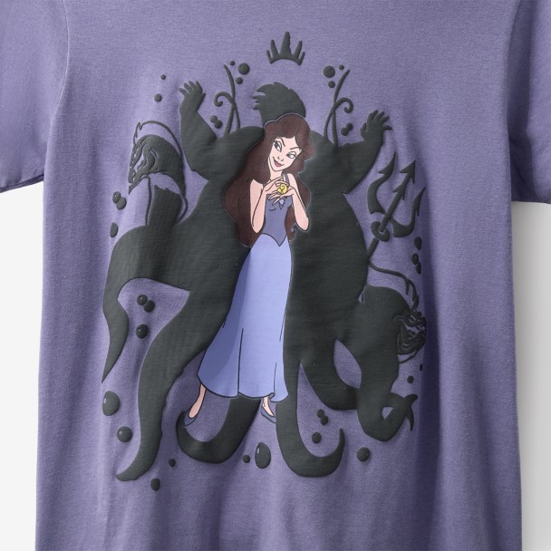 Ursula as Vanessa Disney Bobby Kim T-Shirt for Adults - The Little Mermaid - Purple - Limited Release