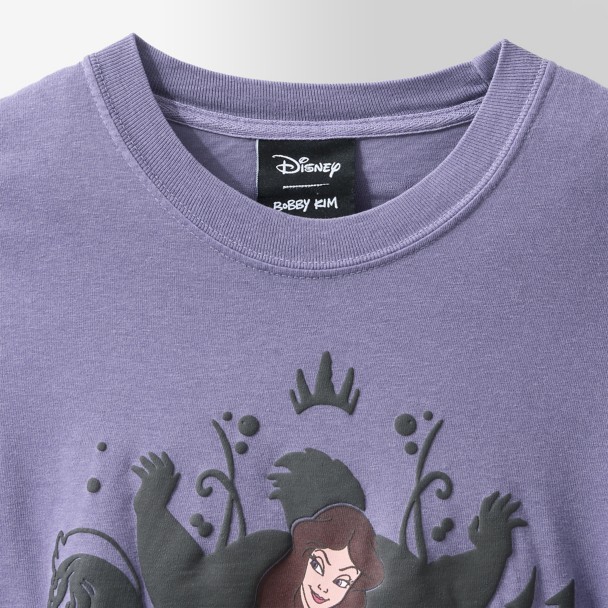 Ursula as Vanessa Disney Bobby Kim T-Shirt for Adults - The Little Mermaid - Purple - Limited Release