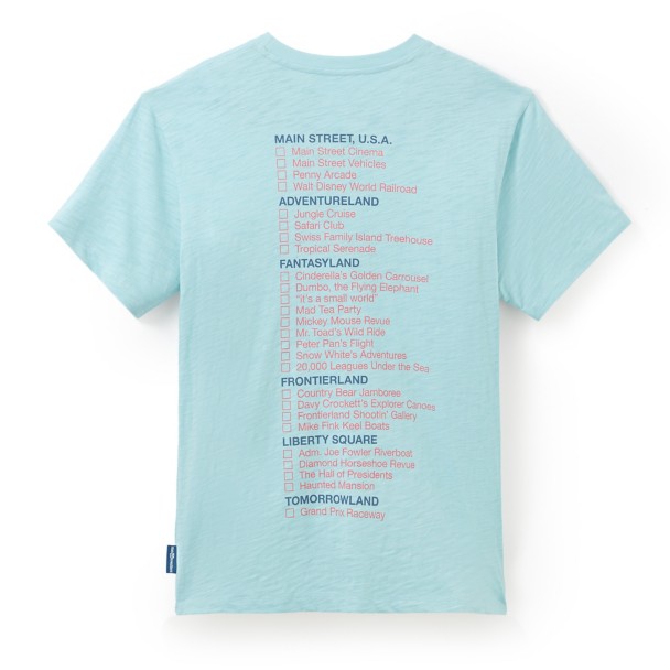 Mickey Mouse Walt Disney World 55th Anniversary Checklist T-Shirt for Adults