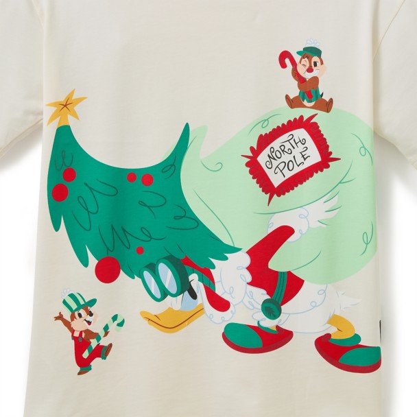 Mickey Mouse and Friends Holiday T-Shirt for Adults
